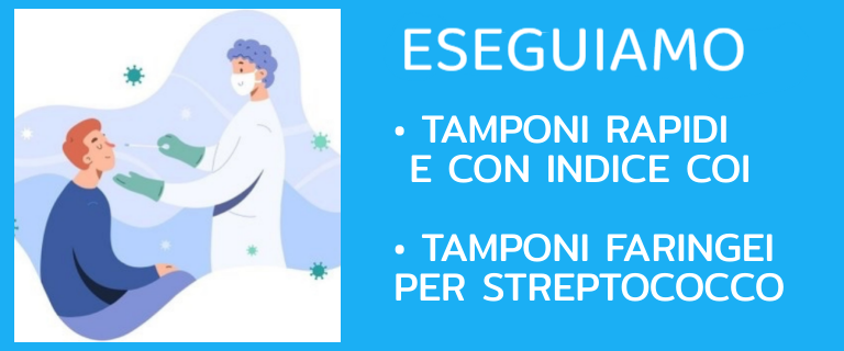 Tamponi antigenici rapidi e con indice COI