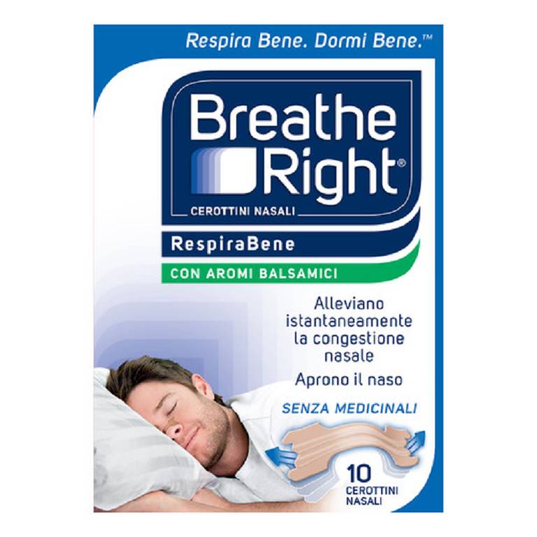 BREATHE RIGHT BALSAMICI 10PZ BREATHE RIGHT BALSAMICI 10PZ