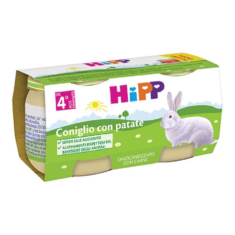 HIPP BIO OMOG CONIGLIO PA2X80G HIPP BIO OMOG CONIGLIO PA2X80G