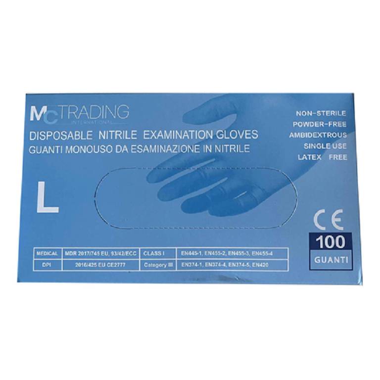 HONGRAY GUANTO NITRILE L 100PZ